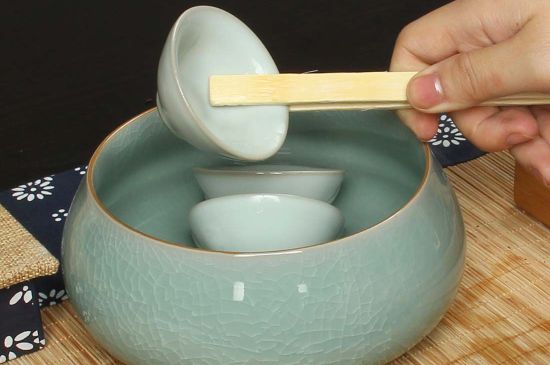 茶洗與茶盂區(qū)別圖片，怎樣使用茶盂和茶洗