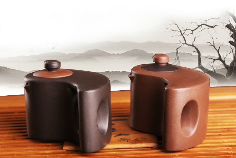 太極陰陽(yáng)紫砂壺，創(chuàng)意格紫砂壺
