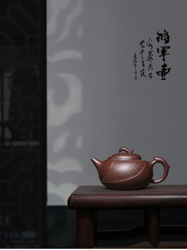 將軍壺紫砂壺，雅韻精美紫砂壺